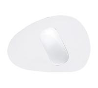 VBESTLIFE Alfombrilla para Ratón, Alfombrilla para Ratón de Cuero PU, para para Computadora Antideslizante, Lavable y a Prueba de Agua, 8,74 X 7,13 Pulgadas (White)