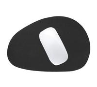 VBESTLIFE Alfombrilla para Ratón, Alfombrilla para Ratón de Cuero PU, para para Computadora Antideslizante, Lavable y a Prueba de Agua, 8,74 X 7,13 Pulgadas (Black)