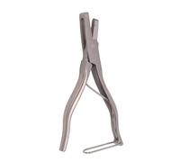 VBESTLIFE Alicates para Etiquetas de Oreja para Herramienta de Identificación de Ganado, Muesca de Oreja en Forma de U de Acero Inoxidable para Marcar Ganado, Ovejas y Cerdos