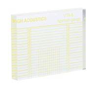 VBESTLIFE Alineación de Cartucho de Tocadiscos, Tonearms de Fonógrafo VTa Regla de Bloque de Alineación de Calibre Azimutal para Tocadiscos de DJ Y Cartucho de Fono