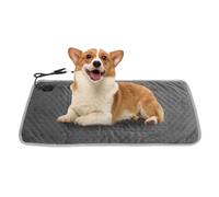 VBESTLIFE Almohadilla Calefactora para Mascotas, 3 Almohadillas Calefactoras para Perros y Gatos con Temperatura Ajustable, Carga USB, Alfombrilla Eléctrica Calefactora para Perros para (Gray)