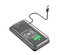 VBESTLIFE Almohadilla de Carga Inalámbrica para Coche de 20W, Cargador Rápido Magnético, Alfombrilla Antideslizante Inalámbrica para Coche, con Diseño de Adorno Personalizable