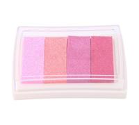 VBESTLIFE Almohadilla de Tinta para Sello de Bricolaje No Tóxica para álbum de Recortes, Almohadilla de Tinta de Colores Degradados Fácil de Usar para Sello de Goma, 7,6 * 5,2 * 1,8 Cm, Plástico,
