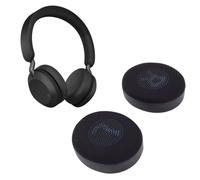 VBESTLIFE Almohadillas de Gel Refrescante para Auriculares Evolve2 65/Evolve2 40/45h, Color Negro