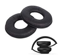 Vbestlife Almohadillas de Repuesto para los oídos, 1 par de Almohadillas para Auriculares de Cuero + Espuma mejoradas para los Auriculares MDR-ZX110 V150 V250 V300