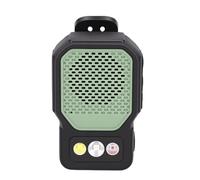 VBESTLIFE Altavoz Bluetooth con Clip con Linterna LED, Altavoz Portátil con Micrófono Incorporado para Llamadas de Música con Manos Libres, para Trabajar, Montar, Golf, Al Aire Libre (Green)