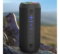 VBESTLIFE Altavoz Bluetooth Portátil, Altavoz Inalámbrico a Prueba de Agua IP6 de 30 W con Tiempo de Reproducción de 12 Horas y Luces RGB, Sonido Estéreo HD para el Hogar, Fiesta, Playa,