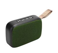 VBESTLIFE Altavoz Bluetooth, Subwoofer estéreo inalámbrico, Mini Reproductor de música USB portátil, con Radio FM, Llamadas Manos Libres, Interior/Exterior(Verde)