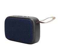 VBESTLIFE Altavoz Bluetooth, Subwoofer estéreo inalámbrico, Mini Reproductor de música USB portátil, con Radio FM, Llamadas Manos Libres, Interior/Exterior(Azul)
