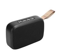 VBESTLIFE Altavoz Bluetooth, Subwoofer estéreo inalámbrico, Mini Reproductor de música USB portátil, con Radio FM, Llamadas Manos Libres, Interior/Exterior(Negro)