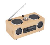 VBESTLIFE Altavoz Bluetooth Vintage, Radio Am FM Retro de Madera con Bluetooth para Oficina, Hogar, Dormitorio, Sala de Estar, Oficina, Cafetería, Altavoz de Radio con Altavoz de Rango