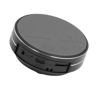VBESTLIFE Altavoz de Conducción de Huesos, Jugador de Música de Prueba de Agua Estéreo Mini Portátil con una Fuerte Base de Taza de Succión para el Baño en Casa Viajar Al Aire Libre (Black)