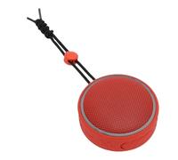 VBESTLIFE Altavoz de Ducha a Prueba de Agua IPX6, Altavoz Bluetooth Portátil con Ventosa, Cordón, Luces RGB y Bluetooth 5.3, Tiempo de Reproducción 6H para Piscina, Playa, Al Aire Libre (Rojo)