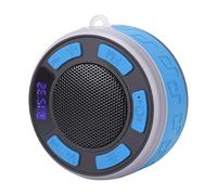 VBESTLIFE Altavoz de Ducha Bluetooth, Sonido Envolvente HD de 360°, Luces RGB, Altavoz Inalámbrico a Prueba de Agua IPX7 con Ventosa, para Fiestas, Exteriores, Viajes (Blue)