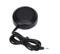 VBESTLIFE Altavoz de Radio CB Externo con Enchufe de 3,5 Mm Compatible con Transceptor Móvil, Altavoz de Radioaficionado ABS Compacto de 1 W para Coche con Base Adhesiva