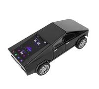 VBESTLIFE Altavoz Portátil Réplica de Camioneta Bluetooth, con Pantalla Dinámica, Sonido HD, Emparejamiento TWS, Radio FM, Micrófono Incorporado, Luz LED para Fiesta (Black)