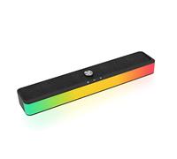 VBESTLIFE Altavoz RGB para PC, Bluetooth 6.0 con Iluminación LED Dinámica, Alimentado por USB con AUX de 3,5 Mm, para Computadora, TV, Computadora Portátil, Teléfono Inteligente