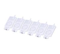 VBESTLIFE Amortiguador de Tinta de 6 Uds para Impresora XP600, Cabezal de Inyección de Tinta Solvente para Impresora UV, Reemplazo de Amortiguador de PP Rectangular, Tubo de Tinta de 4x3mm