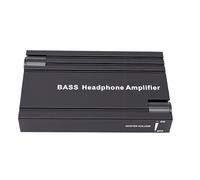 VBESTLIFE Amplificador de Auriculares, Interruptor de Ganancia de 2 Etapas Refuerzo de Graves Amplificador de Auriculares HiFi de 16-300 Ohmios con Salida de Entrada Auxiliar de 3,5 Mm 100