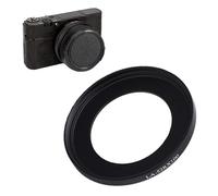 VBESTLIFE Anillo Adaptador de Filtro de Lente de Cámara para RX100 ZV1/M5A/M4/M3/M2/M, Accesorio de Anillo Adaptador de Lente de Cámara de 52 Mm con Tapa de