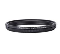 VBESTLIFE Anillo Adaptador de Filtro de Lente Magnético de 72 Mm, Convierte el Filtro de Rosca en Magnético con Aleación de Aluminio para Filtros de Cámara