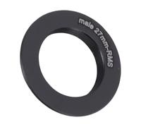 VBESTLIFE Anillo Adaptador de Lente de Objetivo de Microscopio, Adaptador RMS de Aleación de Aluminio para Objetivos de Microscopio y Lentes de Interfaz RMS de Cámara (27mm)