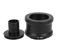 VBESTLIFE Anillo Adaptador de Montaje en T para microscopio, Tubo de extensión de Montaje en T para microscopio de 23,2 mm Anillo Adaptador de Montaje en T2 para Montaje E de Sony