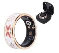 VBESTLIFE Anillo Inteligente, Rastreador de Ejercicios con Monitoreo del Sueño, Conteo de Pasos, Seguimiento de Ritmo Cardíaco, IP68 a Prueba de Agua, para (Tamaño 9 (ID 18,9 mm/0,74 pulg. C 59,5