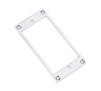 VBESTLIFE Anillos de Marco de Pastilla Humbucker de Metal, 2 Anillos de Montaje de Pastilla Plateados para Guitarra Eléctrica, Marco de de Repuesto con Orificios para Tornillos para Piezas de (SILVER)
