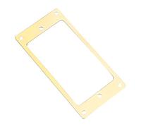 VBESTLIFE Anillos de Marco de Pastilla Humbucker de Metal, 2 Anillos de Montaje de Pastilla Plateados para Guitarra Eléctrica, Marco de de Repuesto con Orificios para Tornillos para Piezas de (GOLD)