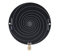 VBESTLIFE Antena Polarizada Circular de Banda Ancha, UWB de Alta Frecuencia de 0,51-10 GHz con Rotación Izquierda Derecha, Conector Macho SMA para Búsqueda de Dirección de Análisis de