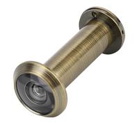 VBESTLIFE Anti Robo 220 Grados Visor de Puerta con Tapa Trasera, Bronce | Puertas de fibra de vidrio o metal, ángulo de visión de 220 grados desde detrás de la puerta cerrada