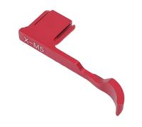 VBESTLIFE Araña de Reposabrazos de Pulgar de Metal para la Cámara X-M5 XM5, Agarre de Soporte del Pulgar de la Zapata Caliente con Almohadilla de Silicona Anti-Scratch (Rojo)