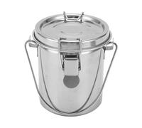 VBESTLIFE Arandela de Cepillo de Acero Inoxidable Premium con Colador Extraíble para Pintura Al óleo Acrílica de Acuarela, Portátil, Tapa a Prueba de Fugas Incluida