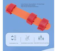 VBESTLIFE Asistente de Muñeca para Violín, Ayuda para la Práctica del Violinista para Mantener la Muñeca Recta Correcta para Violinista Joven (ORANGE)