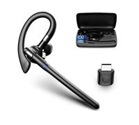 VBESTLIFE Auricador de Bluetooth Estéreo Inalámbrico, Cancelación de Ruido Bluetooth 5.4 Auricador con CVC 8.0 ENC Mic, 6H Talk Time 180H Standby, for Business Llames Music