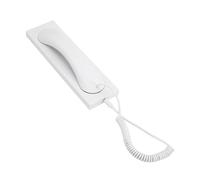 VBESTLIFE Auricular de Teléfono Retro, Auricular de Mano con Enchufe con Cable Tipo C con Micrófono y Reducción de Ruido, para iOS 17 16, para Teléfonos, Tabletas y Portátiles (White)