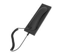 VBESTLIFE Auricular de Teléfono Retro, Tipo C Teléfono Retro Auricular con Cable Estilo Receptor de Manija de Línea Fija para Videoconferencias, Llamadas y Reuniones de Celulares Móviles (Black)