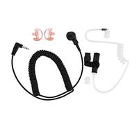 VBESTLIFE Auricular de Tubo acústico de vigilancia de 3.5 mm, Auriculares portátiles de Seguridad walkie Talkie con moldes para radios telefónicos