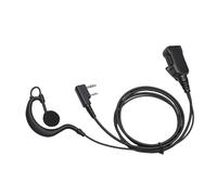 VBESTLIFE Auricular en Forma de G, Auricular de Radio de 2 Vías con Micrófono PTT y Altavoz con Filtrado de Ruido, para KPG27D KPG29D TK2100 TK3207 A