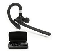 VBESTLIFE Auriculares Bluetooth, Auricular Inalámbrico Bluetooth 5.4 con Micrófono con Cancelación de Ruido ENC, Tiempo de Conversación de 36 Horas, Pantalla LED, IPX6, para Conductor de