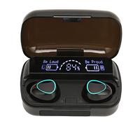 VBESTLIFE Auriculares Bluetooth, Estéreo Inalámbricos con Cancelación de Ruido CVC8.0, Auriculares Deportivos a Prueba de Agua IPX7 para Correr en el Gimnasio, Estuche LED de 100 Horas de