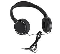 VBESTLIFE Auriculares con Cable, Auriculares Estéreo Plegables de Música de Alta Fidelidad con Orejera Giratoria Ajustable, Cómodos para Tableta con Teléfono Inteligente, Portátiles para Viajes,