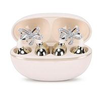 VBESTLIFE Auriculares con Clip Inspirados en Joyas con Pendientes de Lazo, Auriculares Inalámbricos Bluetooth 6,0 de Oído Abierto de Ajuste Cómodo para Mujeres, Deportes (Color de Piel)