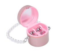 VBESTLIFE Auriculares con Clip y Estuche de Carga con Cadena de Perlas de
