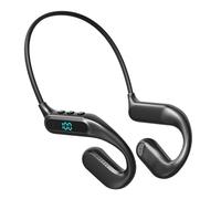 VBESTLIFE Auriculares de Oído Abierto, Auriculares Bluetooth 6.0 de Conducción de Aire, Banda para el Cuello para Inalámbricos con Pantalla Digital LED, para Correr en