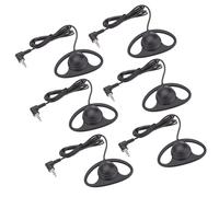 VBESTLIFE Auriculares de una Sola Oreja, Gancho Ligero para una Sola Oreja para de Guía Turística de Tableta, Teléfono Portátil, Conector de Inyección de Doble Molde Duradero, Enchufe en (6PCS)