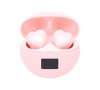 VBESTLIFE Auriculares Inalámbricos Bluetooth 5.4, Diseño Corazón, Cute, for Escenarios de Uso General (Pink)