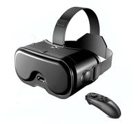 VBESTLIFE Auriculares VR, Gafas VR 3D HD con Controlador Bluetooth para Teléfonos iOS Android de 5 a 7 Pulgadas, FOV de 120 °, Luz Anti Azul, Distancia de Pupila Ajustable