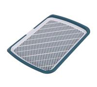 VBESTLIFE Bandeja de Malla para Soporte de Almohadilla para Orina de, Desmontable, Lavable, Previene Derrames, Opción Saludable para la Salud de Las Mascotas (Blue)